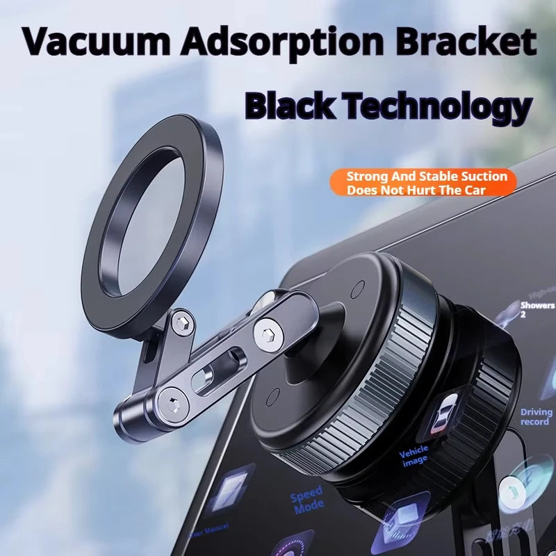 Magnetic Alloy Car Dashboard Phone Holder – 360° Rotation & N52 Grip